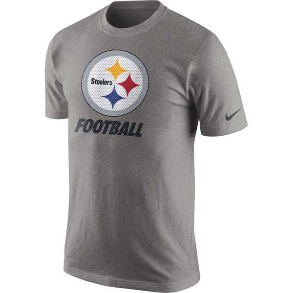 Pittsburgh Steelers Nike Facility WEM T-Shirt - Heathered Gray,We sell and wholesale Pittsburgh Steelers Nike Facility WEM T-Shirt - Heathered Gray on line form chian!